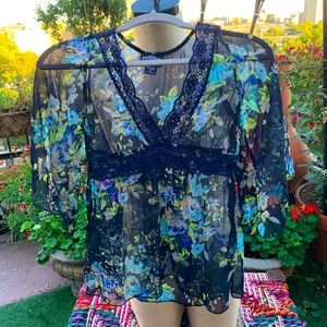 Women Sheer Blouse Sexxxxy 🤩